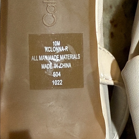 Calvin Klein White Heels - Picture 7 of 9